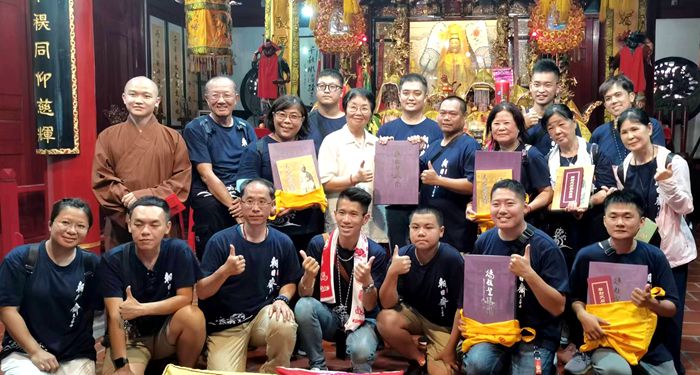 台湾新竹朝日齐天圣母会莅临莆田文峰宫进香