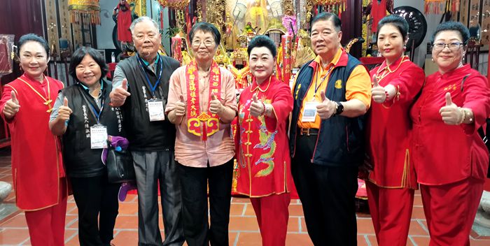 台湾西螺广福宫、台北观圣宫、台北圣凤宫联合来文峰宫进香