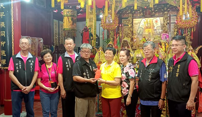 台湾中华妈祖诞生地天后祖祠协会来文峰宫进香